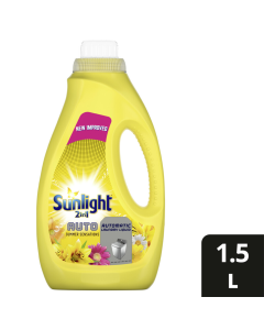 Sunlight Summer Sensations 2in1 Auto Washing Liquid Detergent 1.5L