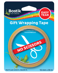 Bostik Gift Wrapping Tape 12mmx33m