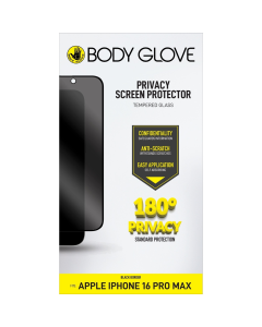 Body Glove Apple iPhone 16 Pro Max Tempered Glass Black