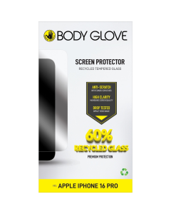 Body Glove iPhone 16 Pro Recycled Tempered Glass Clear