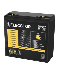 Elecstor 12V 24A LiFePO4 Battery 3000 Cycles