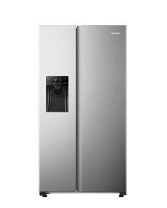 Hisense 474L Side By Side Fridge Freezer Stainless Steel H690SSIDL