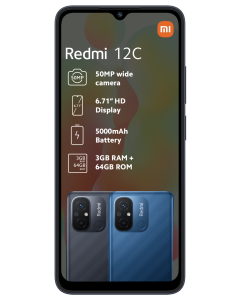 Xiaomi Redmi 12C Graphite Gray Dual Sim - Incredible Connection