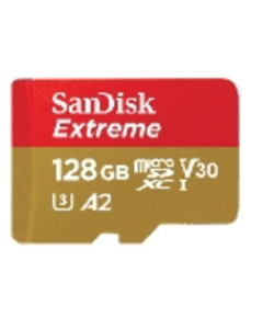 SanDisk Micro SDXC Extreme 128GB (160MB/S) A2 C10 V30 UHS-I U3