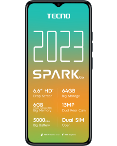 Tecno Spark GO 2023 64GB Dual Sim Black