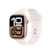 Apple Watch S10 GPS 42mm Rose Gold Alu Case with Light Blush SB  M/L