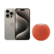 Apple iPhone 15 Pro 1TB Nat Titanium Include Homepod Mini Orange