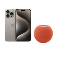 Apple iPhone 15 Pro Max 1TB Nat Titan Include Homepod Mini Orange
