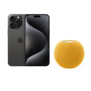 Apple iPhone 15 Pro Max 512GB Blk Titan Include Homepod Mini Yellow