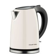 Russell Hobbs 1.7l Cream Stainless Steel Kettle  RHCK08Cream