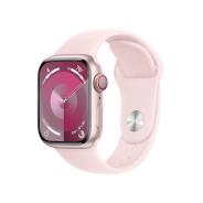 Apple Watch S9 GPS Cell 41mm Pink Alu Case Lt Pink Sports Band SM