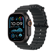 Apple Watch Ultra 2 Cell 49mm Blk Titanium Case with Black Ocean Band