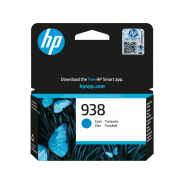 HP 938 Cyan Original Ink Cartridge