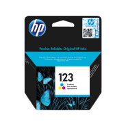 HP 123 Tri-Color Original Ink Cartridge