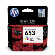 HP # 653 Tri-color Original Ink Advantage Cartridge - HP 6075/6475