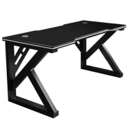 Deli Ergonomic Gaming Computer Desk Carbon Steel Frame 100cm