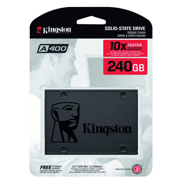 Free Ssd Porn - Kingston 240GB A400 Sata3 2.5 SSD - Incredible Connection
