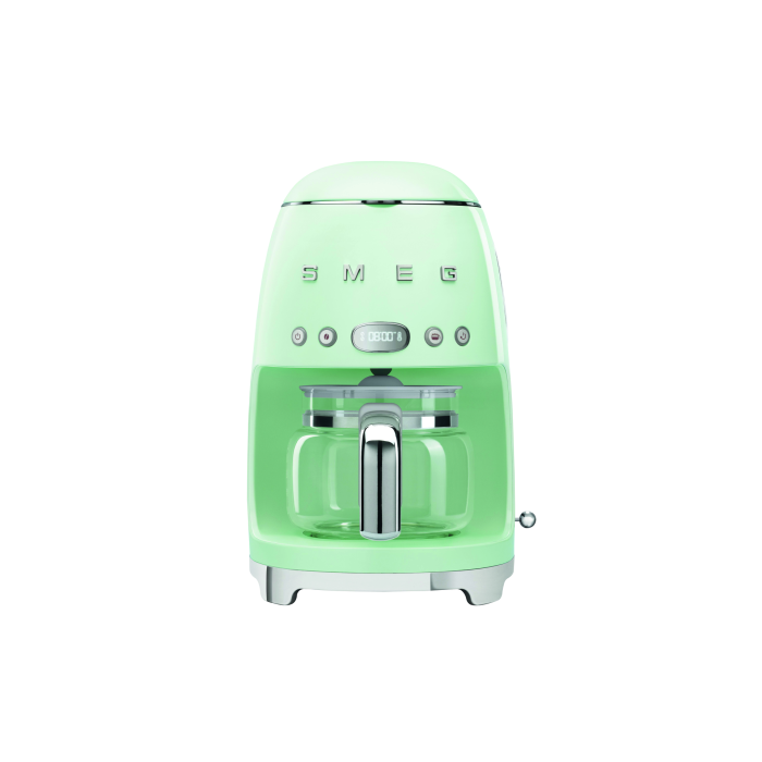 Smeg 50's Retro Style Aesthetic Pastel Green Drip Coffee Machine With Coffee  Grinder Set