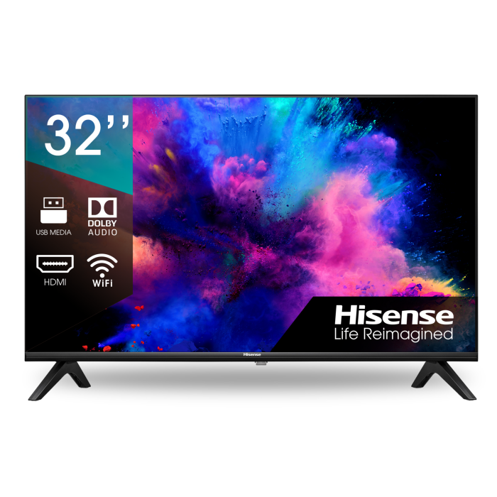 Hisense 32-inch Smart HD LED TV- 32A4G Incredible Connection