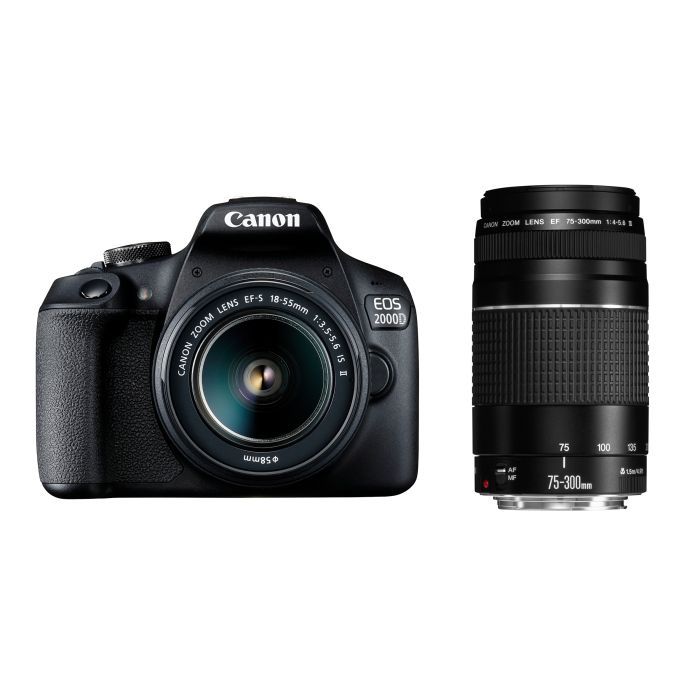 Canon EOS 2000D + EF-S 18-55mm iS II F/3.5-5.6 Starter Kit - Kamera Express