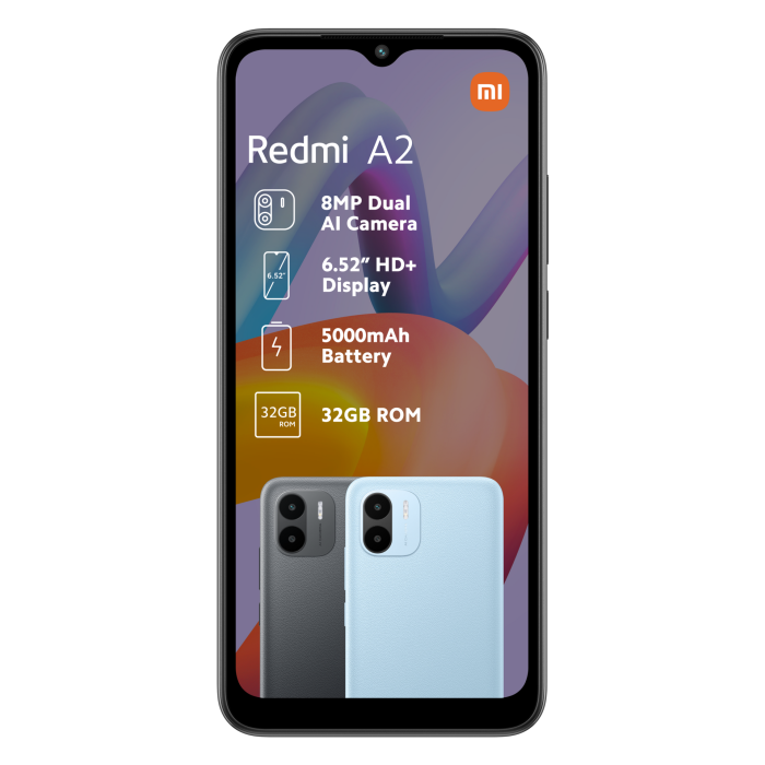 Xiaomi Redmi A2 32GB Black - Incredible Connection