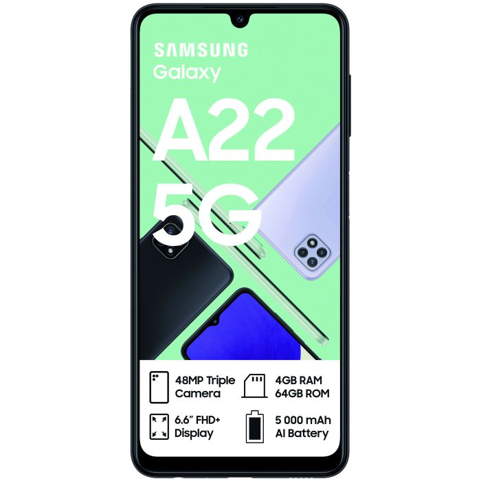 Z Black Official Video 3gp Dowa - Samsung Galaxy A22 5G Grey Black - Incredible Connection