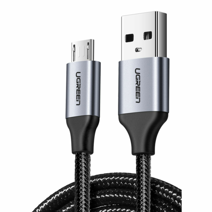 UGreen USB To Micro USB Braided Cable Meter Black Incredible Connection