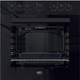 Defy Slimline Undercounter Oven - Connection Black Glass DBO482E 600 Incredible