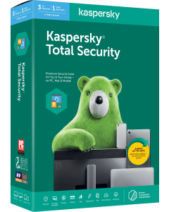 Kaspersky Total Security 3 + 1 user 1 Year