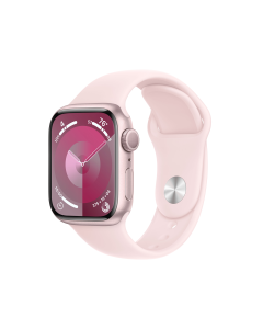 Apple Watch S9 GPS 41mm Pink Aluminium Case with Lt Pink Sport Band S/M