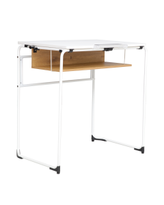 Linx Florida Adjustable Computer & Drawing Desk Oak White