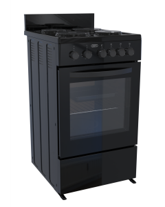 Defy 4 Plate Compact Stove Black DSS554