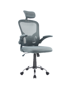 Everfurn Stagio Ergo High Back Chair Grey