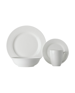 Maxwell & Williams White Basics Soho Rim 16pc Dinner Set