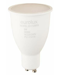 Eurolux Rechargeable LED GU10 Bulb 5w Warm White