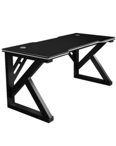 Deli Ergonomic Gaming Computer Desk Carbon Steel Frame 120cm