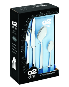 O2 Dine Kent 16 Piece Cutlery Set