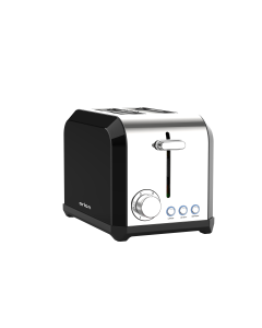 Orion 2 Slice Black Stainless Steel Toaster