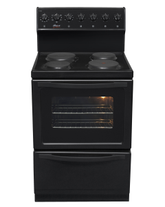 Univa 4 Plate Electric Stove Black U116B