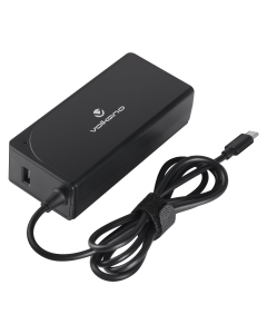 Volkano Brio Plus Series Type-C 65W laptop charger with USB